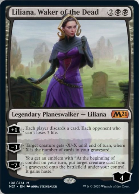 Liliana, Waker of the Dead [Core Set 2021] | Enigma On Main