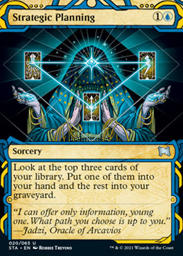 Strategic Planning (Etched Foil) [Strixhaven Mystical Archive] | Enigma On Main