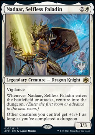 Nadaar, Selfless Paladin (Promo Pack) [Dungeons & Dragons: Adventures in the Forgotten Realms Promos] | Enigma On Main