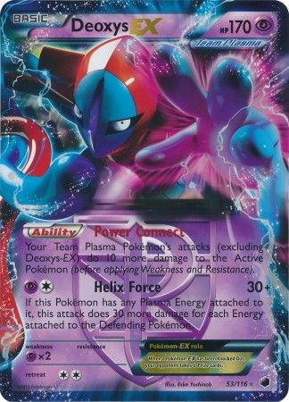 Deoxys EX (53/116) (Jumbo Card) [Black & White: Plasma Freeze] | Enigma On Main