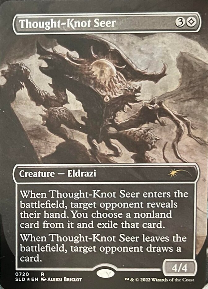 Thought-Knot Seer (720) (Borderless) [Secret Lair Drop Promos] | Enigma On Main