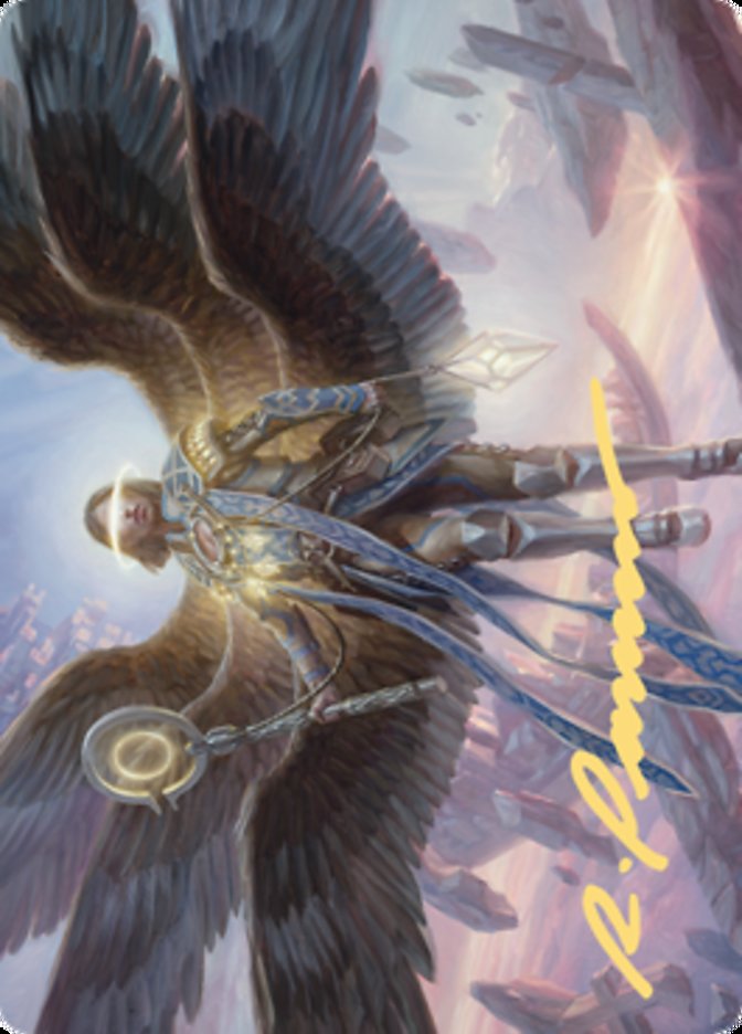 Angel of Destiny Art Card (Gold-Stamped Signature) [Zendikar Rising Art Series] | Enigma On Main