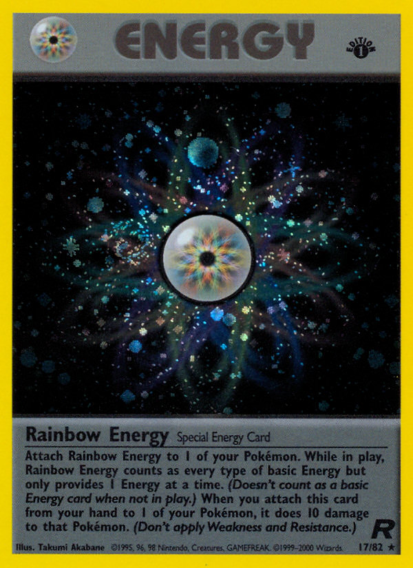 Rainbow Energy (17/82) [Team Rocket 1st Edition] | Enigma On Main