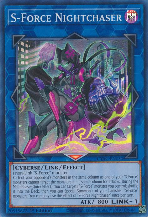 S-Force Nightchaser [CYAC-EN050] Super Rare | Enigma On Main