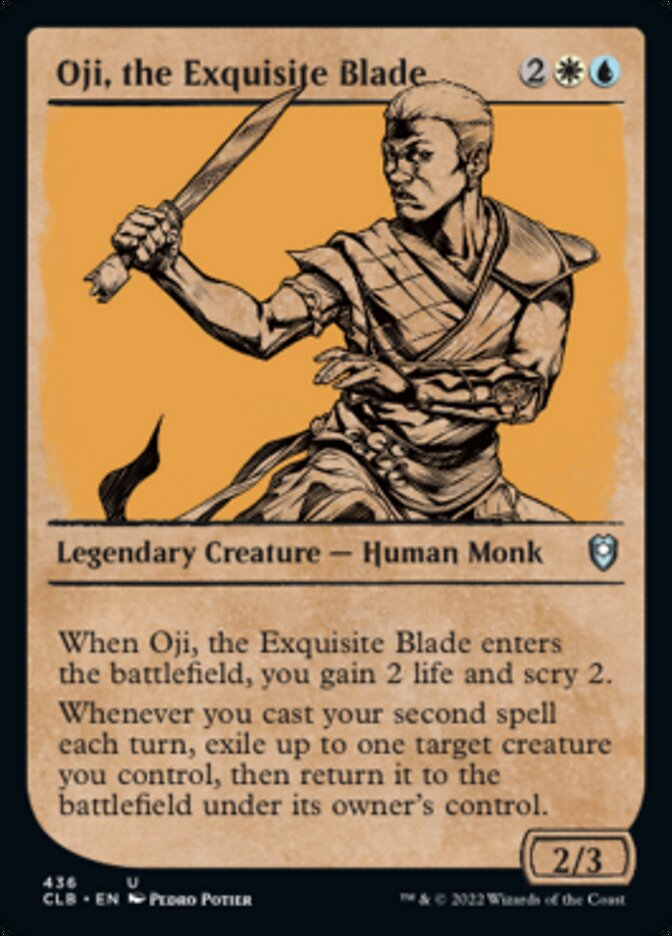 Oji, the Exquisite Blade (Showcase) [Commander Legends: Battle for Baldur's Gate] | Enigma On Main