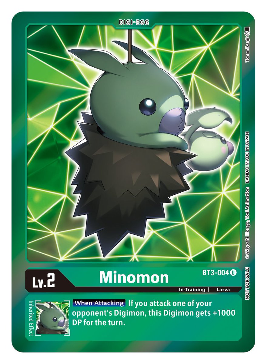 Minomon [BT3-004] (Event Pack 2) [Release Special Booster Ver.1.5] | Enigma On Main