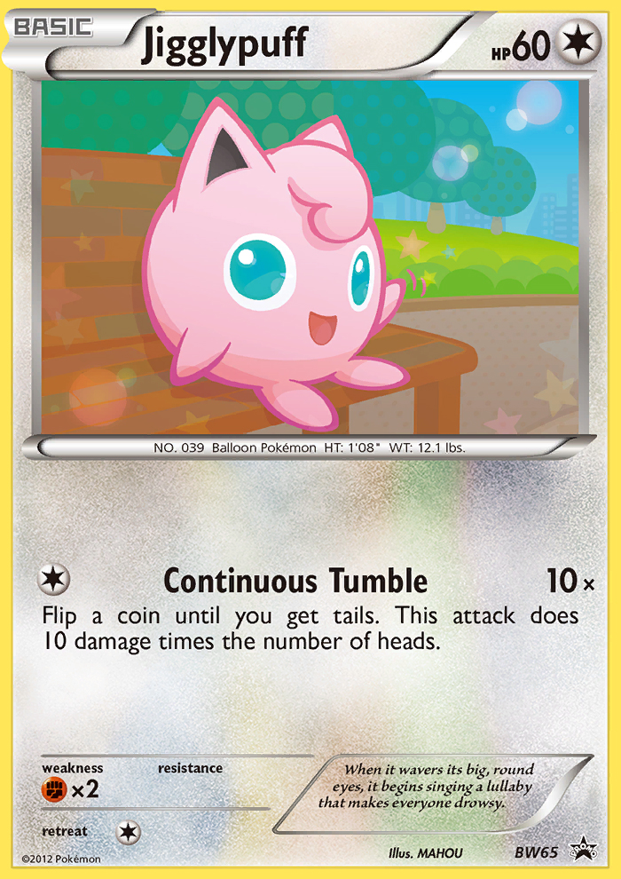 Jigglypuff (BW65) [Black & White: Black Star Promos] | Enigma On Main