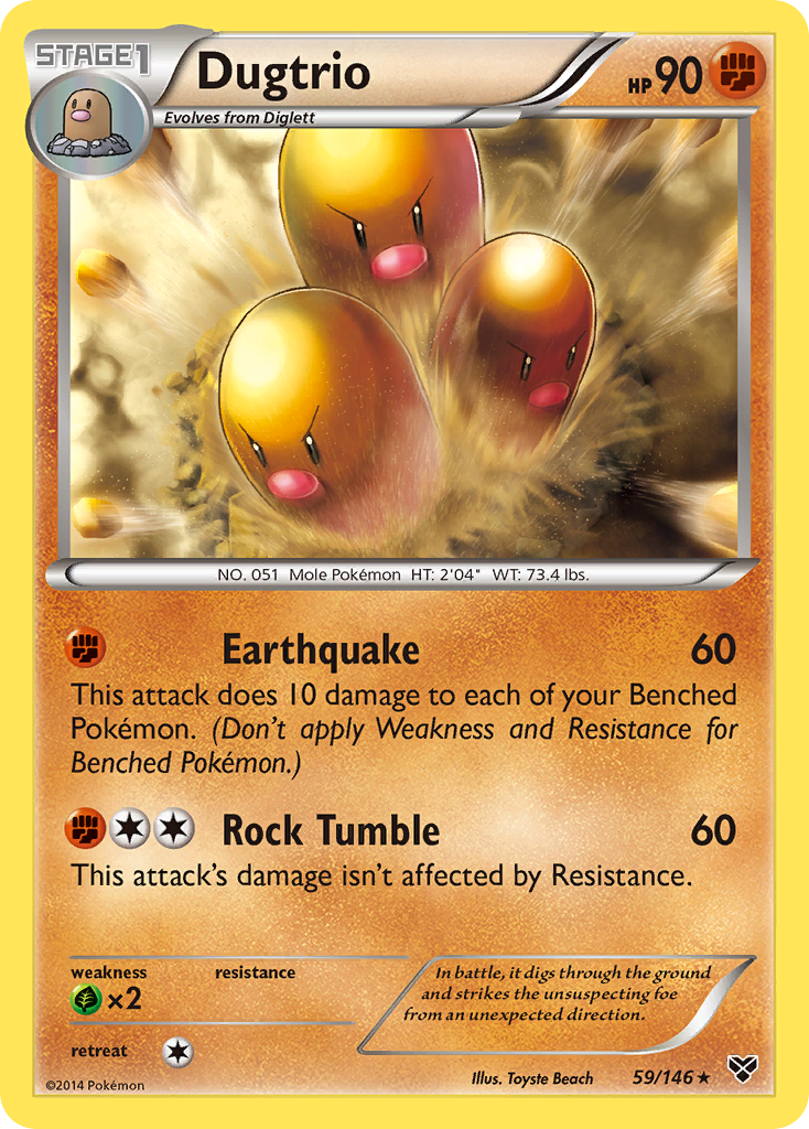 Dugtrio (59/146) [XY: Base Set] | Enigma On Main