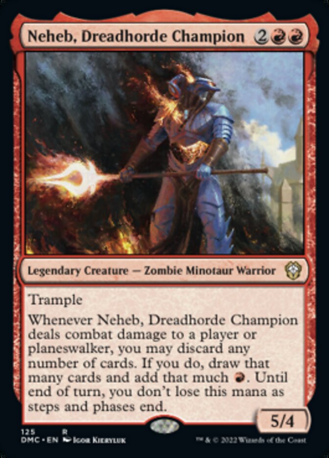 Neheb, Dreadhorde Champion [Dominaria United Commander] | Enigma On Main