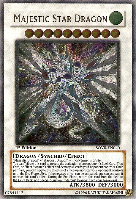 Majestic Star Dragon [SOVR-EN040] Ultimate Rare | Enigma On Main