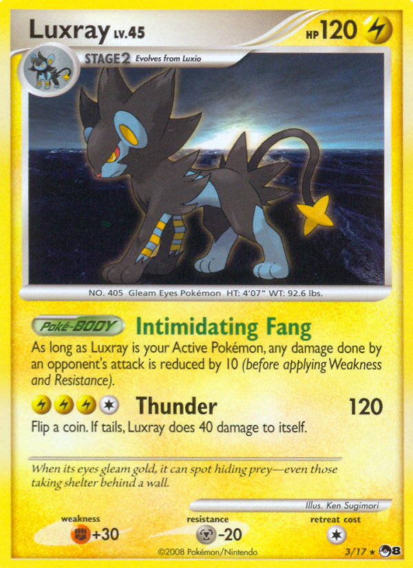 Luxray (3/17) [POP Series 8] | Enigma On Main