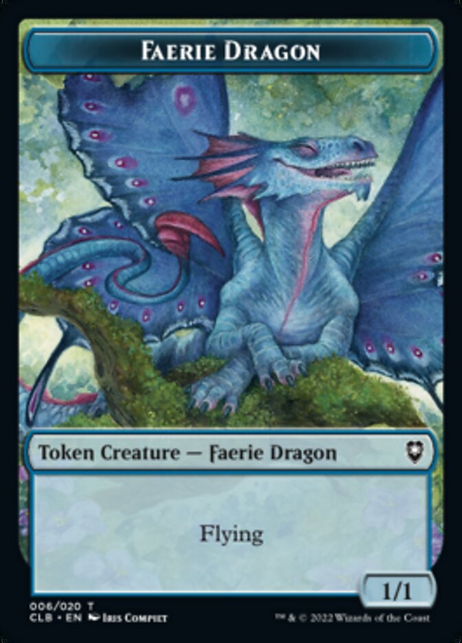 Faerie Dragon Token [Commander Legends: Battle for Baldur's Gate Tokens] | Enigma On Main