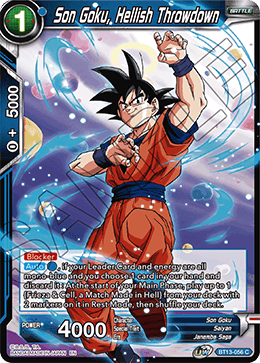 Son Goku, Hellish Throwdown (Common) [BT13-056] | Enigma On Main