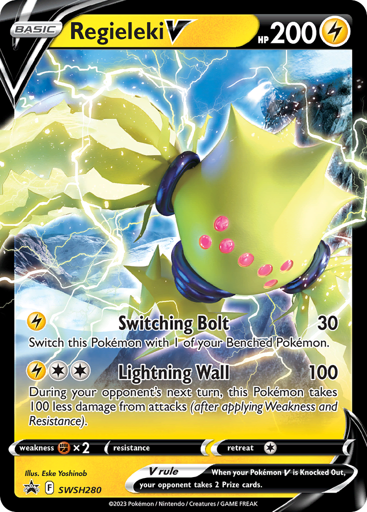 Regieleki V (SWSH280) (Jumbo Card) [Sword & Shield: Black Star Promos] | Enigma On Main