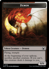 Angel (3) // Demon Double-Sided Token [March of the Machine Commander Tokens] | Enigma On Main