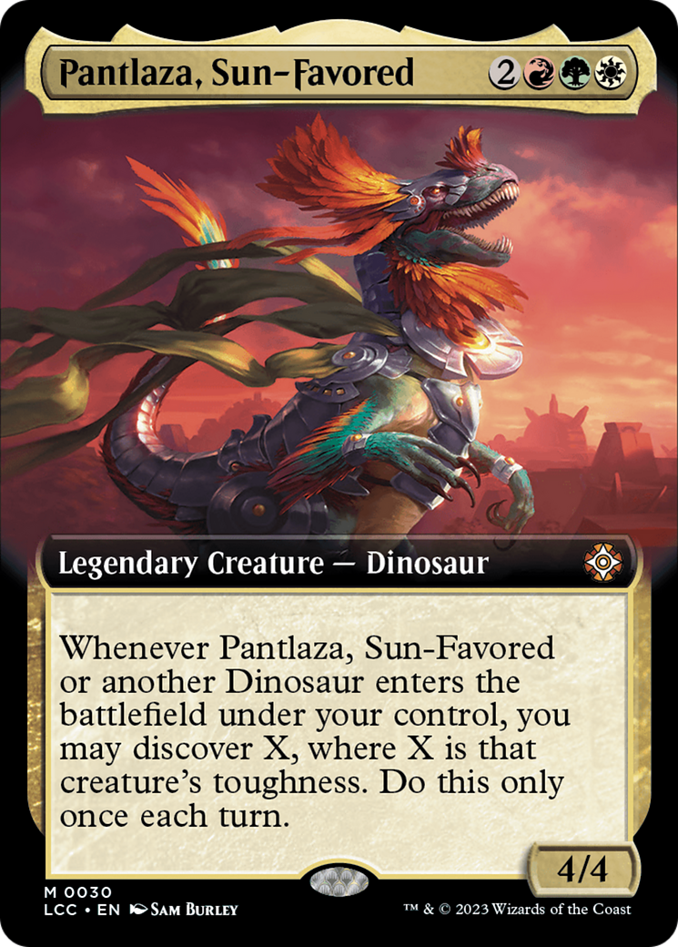 Pantlaza, Sun-Favored (Extended Art) [The Lost Caverns of Ixalan Commander] | Enigma On Main