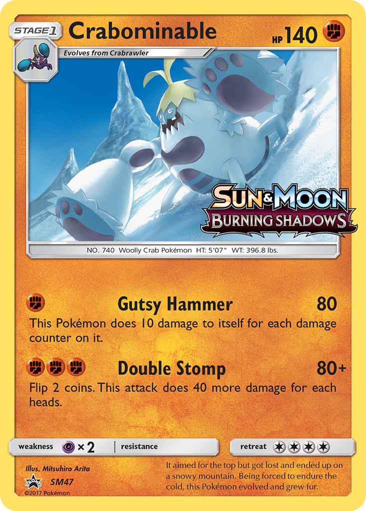 Crabominable (SM47) [Sun & Moon: Black Star Promos] | Enigma On Main