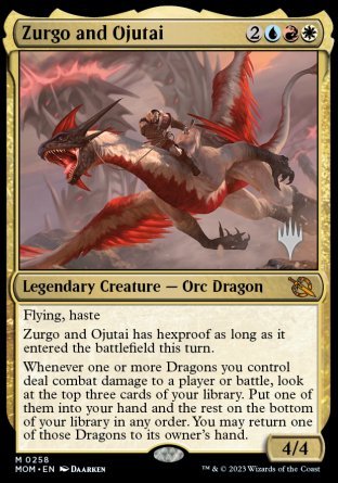Zurgo and Ojutai (Promo Pack) [March of the Machine Promos] | Enigma On Main