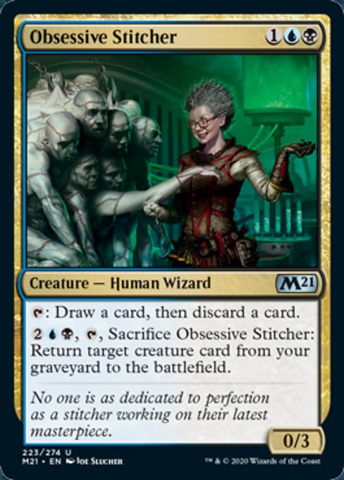 Obsessive Stitcher [Core Set 2021] | Enigma On Main