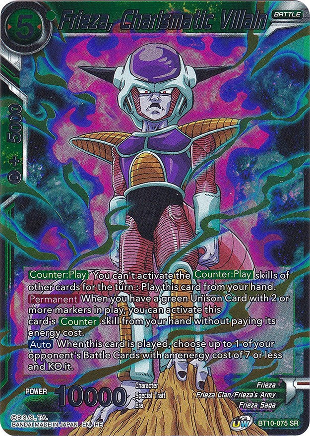 Frieza, Charismatic Villain (BT10-075) [Ultimate Deck 2022] | Enigma On Main