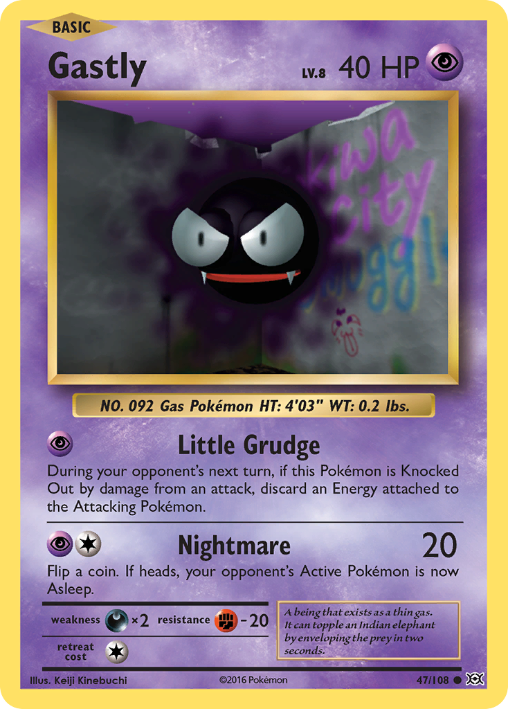 Gastly (47/108) [XY: Evolutions] | Enigma On Main