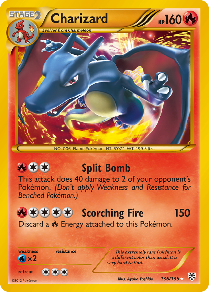 Charizard (136/135) [Black & White: Plasma Storm] | Enigma On Main