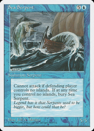 Sea Serpent [Fourth Edition] | Enigma On Main