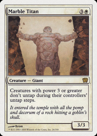Marble Titan [Ninth Edition] | Enigma On Main