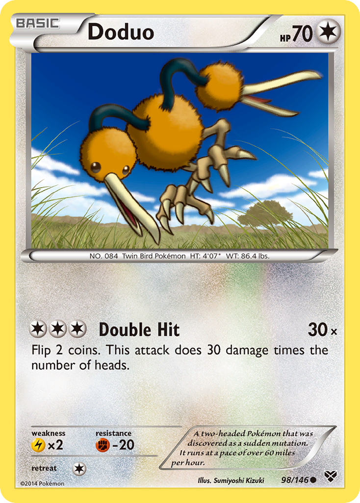 Doduo (98/146) [XY: Base Set] | Enigma On Main