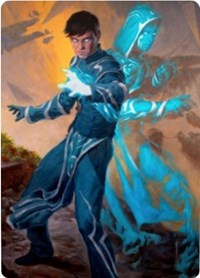 Jace, Mirror Mage 1 Art Card [Zendikar Rising Art Series] | Enigma On Main