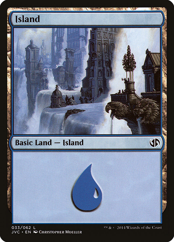 Island (33) [Duel Decks Anthology] | Enigma On Main