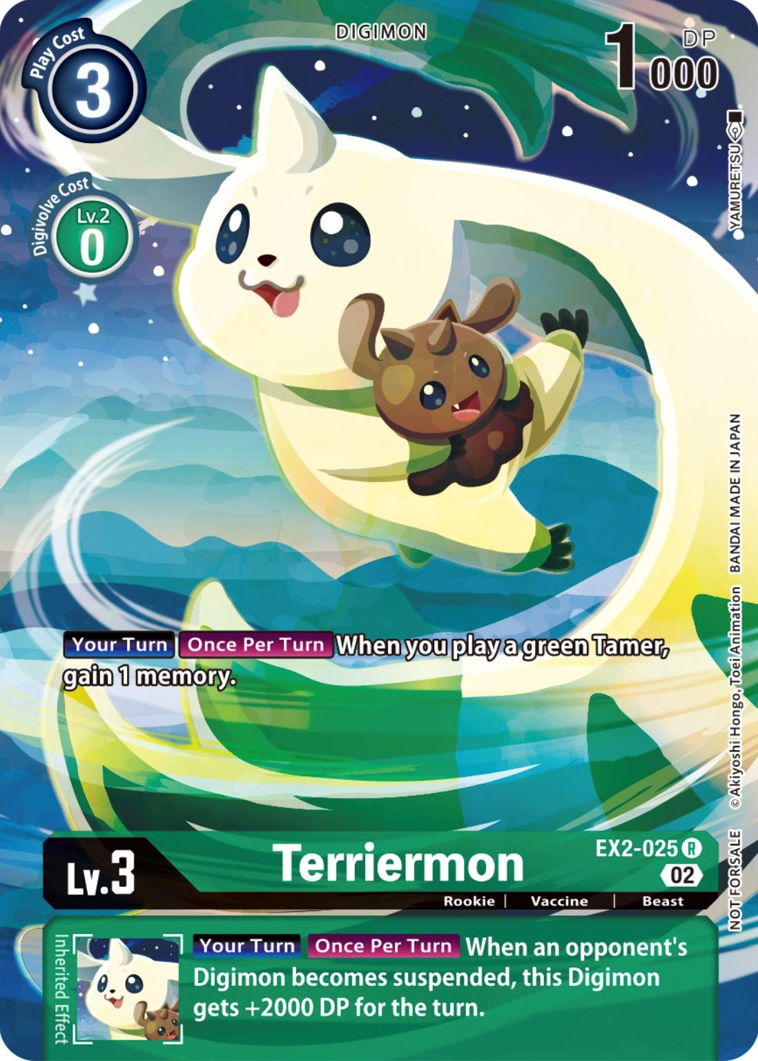 Terriermon [EX2-025] (Digimon Illustration Competition Promotion Pack) [Digital Hazard Promos] | Enigma On Main