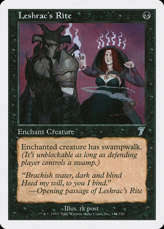 Leshrac's Rite [Seventh Edition] | Enigma On Main