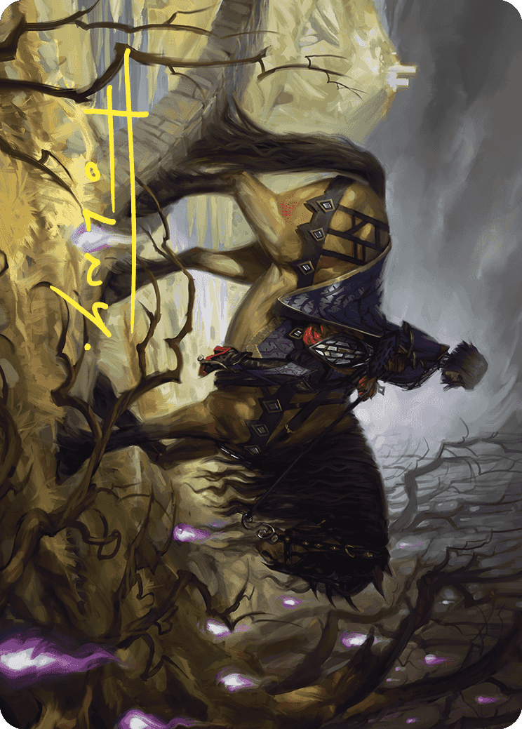 Rowan's Grim Search Art Card (Gold-Stamped Signature) [Wilds of Eldraine Art Series] | Enigma On Main