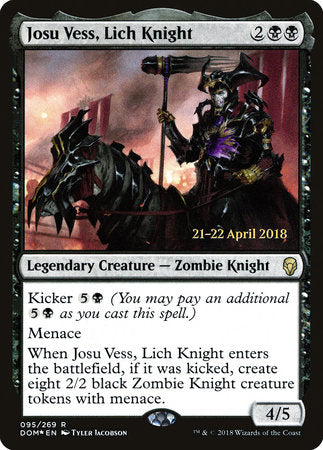 Josu Vess, Lich Knight [Dominaria Promos] | Enigma On Main
