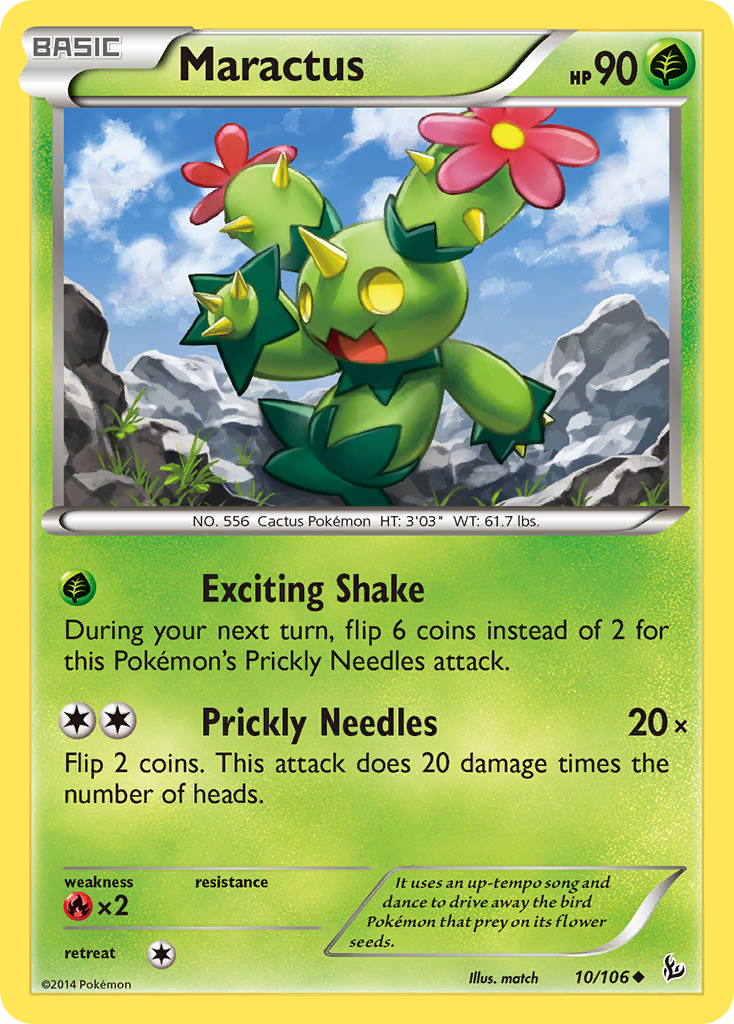 Maractus (10/106) [XY: Flashfire] | Enigma On Main