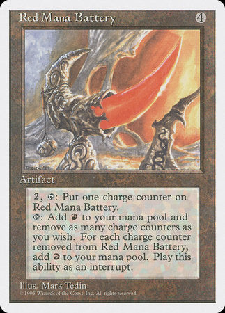 Red Mana Battery [Fourth Edition] | Enigma On Main