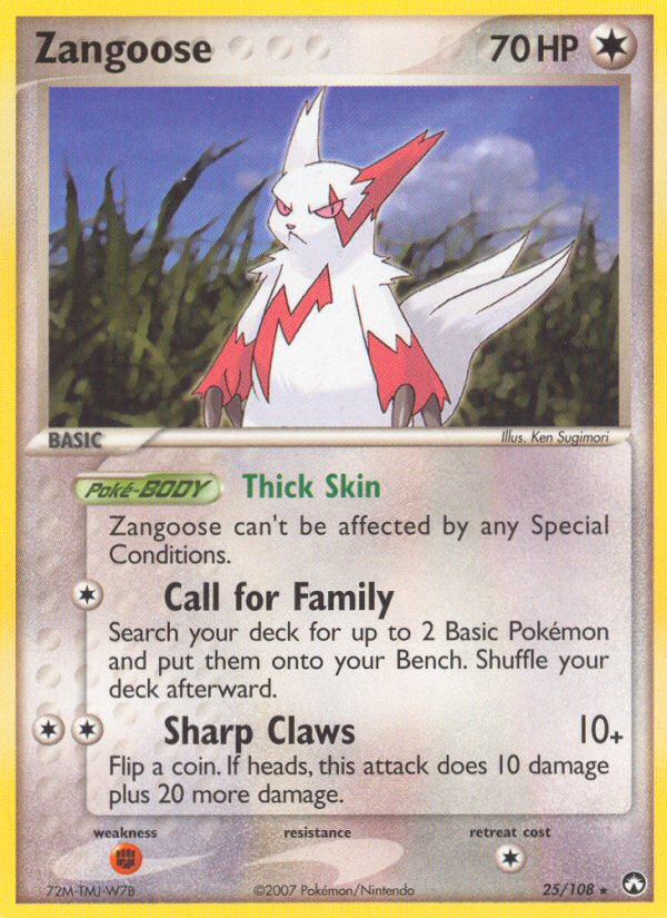 Zangoose (25/108) [EX: Power Keepers] | Enigma On Main