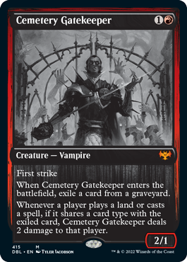 Cemetery Gatekeeper [Innistrad: Double Feature] | Enigma On Main