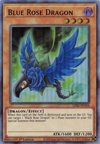 Blue Rose Dragon (Purple) [LDS2-EN104] Ultra Rare | Enigma On Main