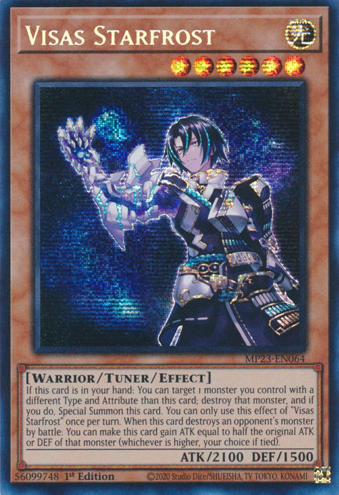 Visas Starfrost [MP23-EN064] Prismatic Secret Rare | Enigma On Main