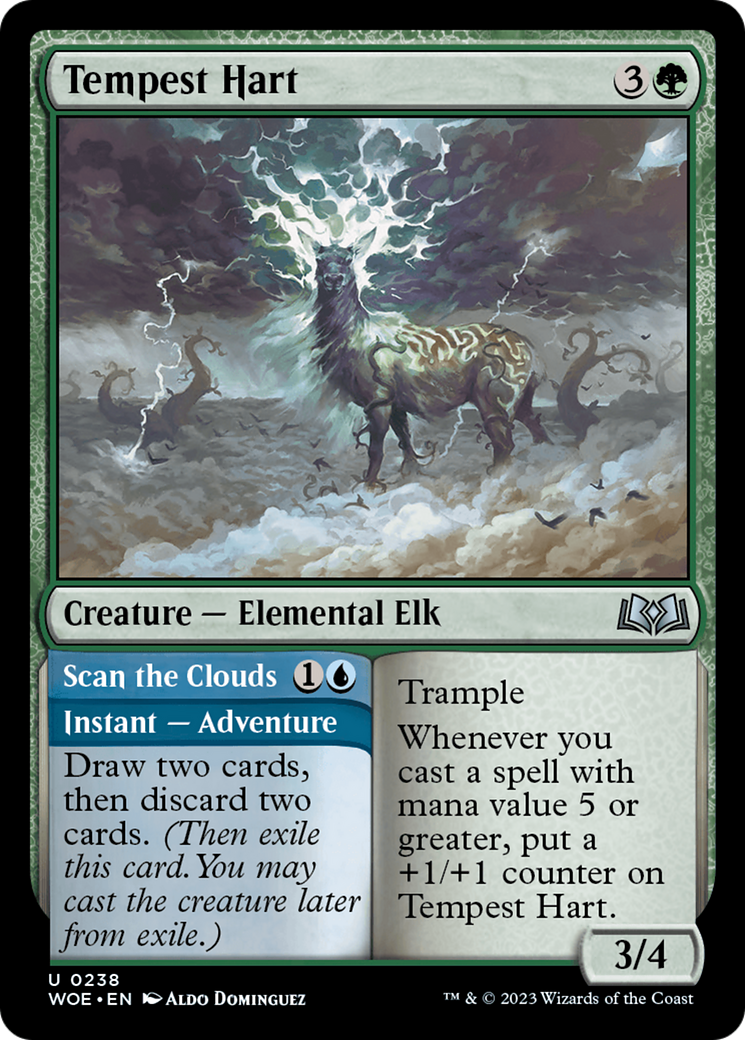 Tempest Hart // Scan the Clouds [Wilds of Eldraine] | Enigma On Main