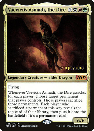 Vaevictis Asmadi, The Dire [Core Set 2019 Promos] | Enigma On Main