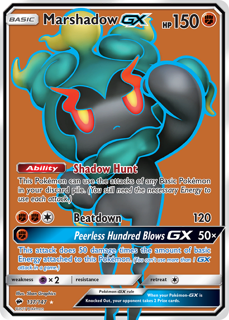 Marshadow GX (137/147) [Sun & Moon: Burning Shadows] | Enigma On Main