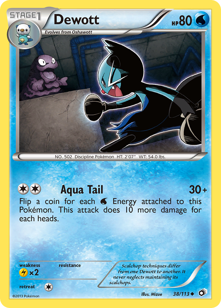 Dewott (38/113) [Black & White: Legendary Treasures] | Enigma On Main