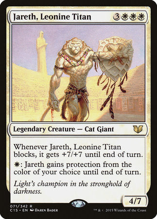 Jareth, Leonine Titan [Commander 2015] | Enigma On Main