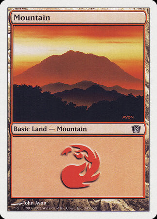 Mountain (345) [Eighth Edition] | Enigma On Main