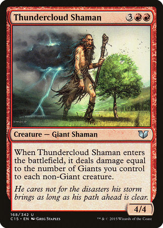 Thundercloud Shaman [Commander 2015] | Enigma On Main