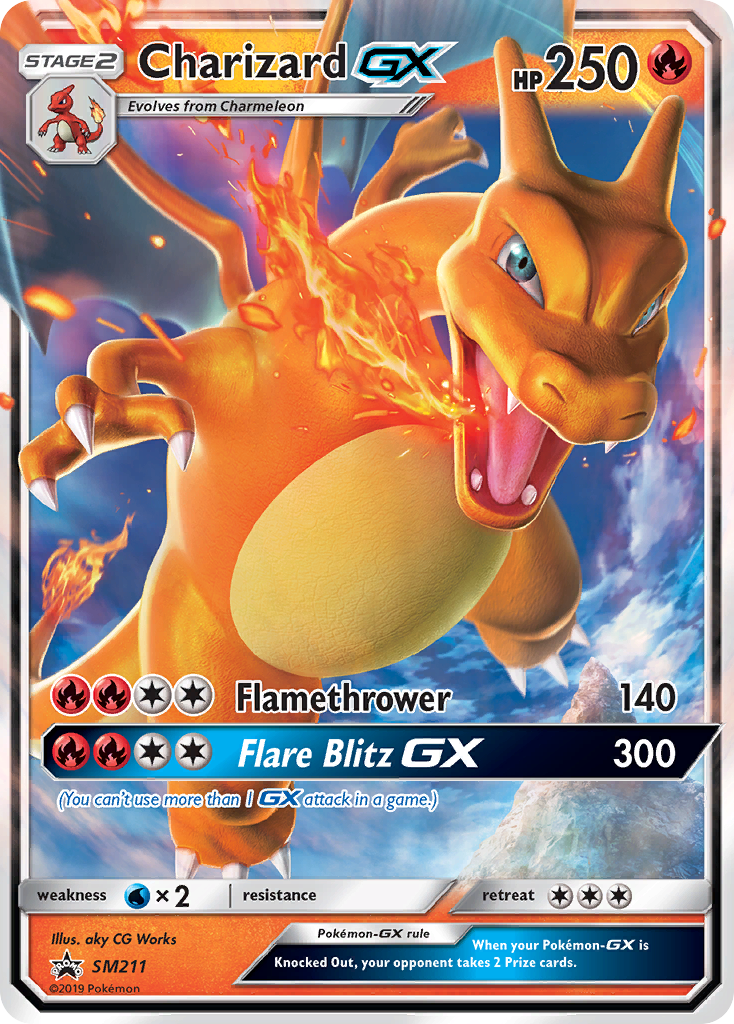 Charizard GX (SM211) [Sun & Moon: Black Star Promos] | Enigma On Main