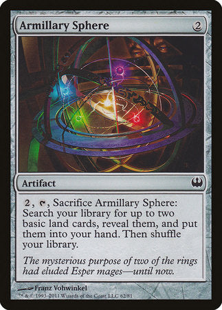 Armillary Sphere [Duel Decks: Knights vs. Dragons] | Enigma On Main